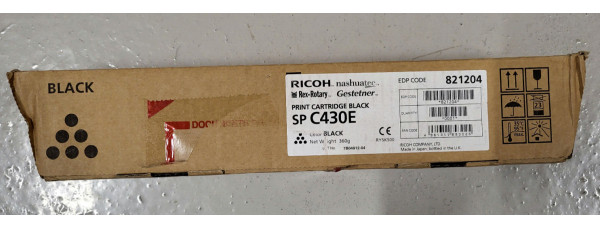Toner Ricoh Schwarz 821204 Neu OVP Original Aficio SP C430E . 
