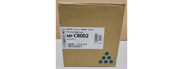 Toner Ricoh MP C8002 Cyan 841787 Neu OVP Original MP C6502  . 