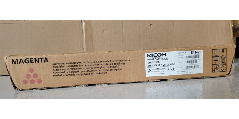 Toner Ricoh 841426 MP C3501E Magenta Neu OVP A-Ware Original  . 