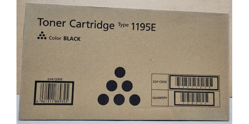 Toner Ricoh Type 1195E Schwarz 431147 Neu OVP A-Ware Original Fax 1195L . 