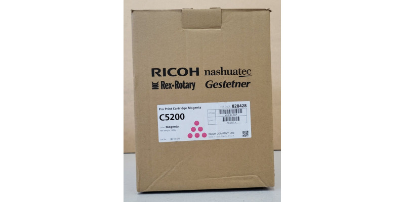 Toner Ricoh C5200 Magenta 828428 Neu OVP A-Ware Original SP 5200  . 
