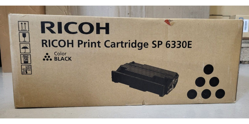 Toner Ricoh SP 6330E Schwarz 406649 Neu OVP Original  . 
