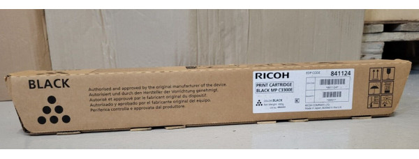 Toner Ricoh MP C3300E Schwarz 841124 Neu OVP A-Ware Aficio MP C2800 . 