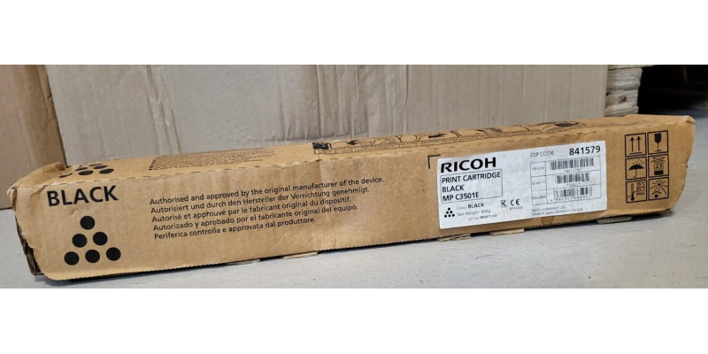 Toner Ricoh MP C3501E Schwarz 841579 Neu OVP Original  . 