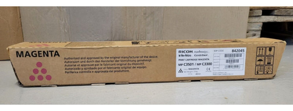 Toner Ricoh MP C3501 Magenta 842045 Neu OVP A-Ware Original Aficio MP C2800  