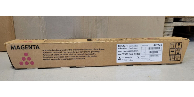Toner Ricoh MP C3501 Magenta 842045 Neu OVP A-Ware Original Aficio MP C2800  