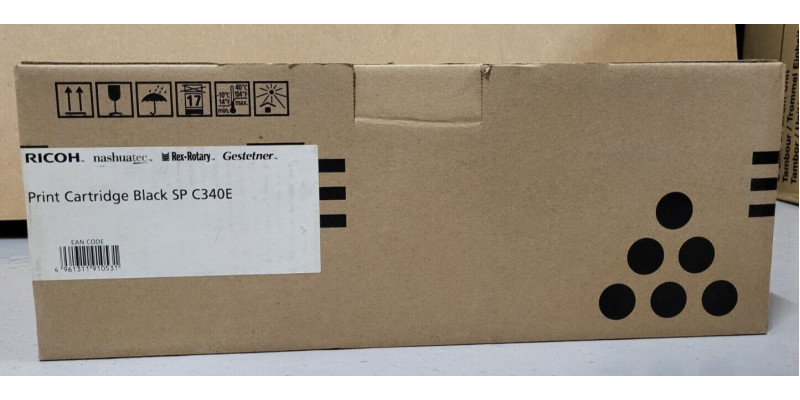 Toner Ricoh SP C340E Schwarz 407899 Neu OVP A-Ware Original Aficio SP C340  