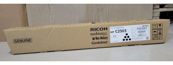 Toner Ricoh MP C2503 Schwarz 841925 Neu OVP A-Ware Original MP C2003 . 