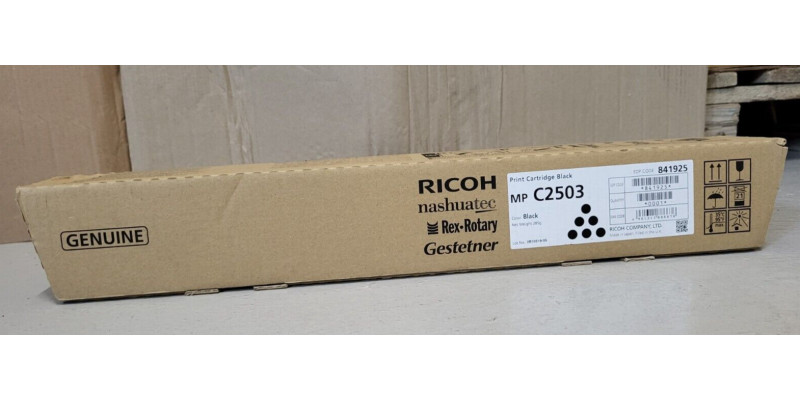 Toner Ricoh MP C2503 Schwarz 841925 Neu OVP A-Ware Original MP C2003 . 