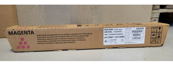 Toner Ricoh MP C3501 Magenta 842045 Neu OVP Original Aficio MP C2800  