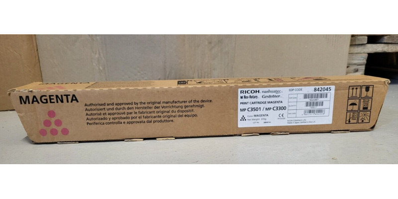 Toner Ricoh MP C3501 Magenta 842045 Neu OVP Original Aficio MP C2800  