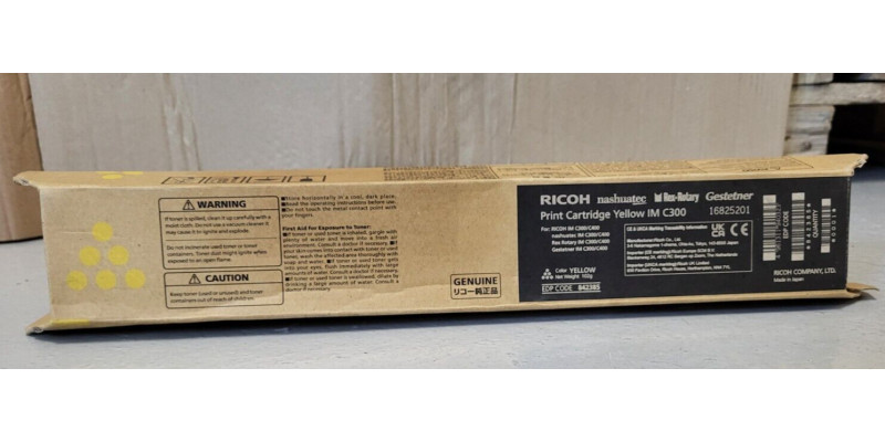 Toner Ricoh IM C300 Gelb 842385 Neu OVP A-Ware Original  . 
