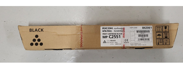 Toner Ricoh 842061 Schwarz MP C2551 Neu OVP Original  . 