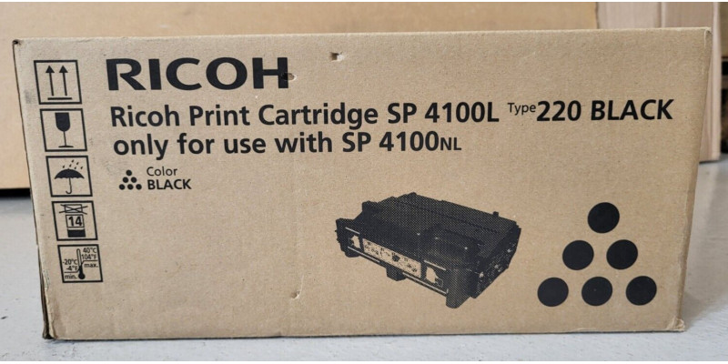 Toner Ricoh SP 4100L Type 220 Schwarz 407013 Neu OVP Original . 