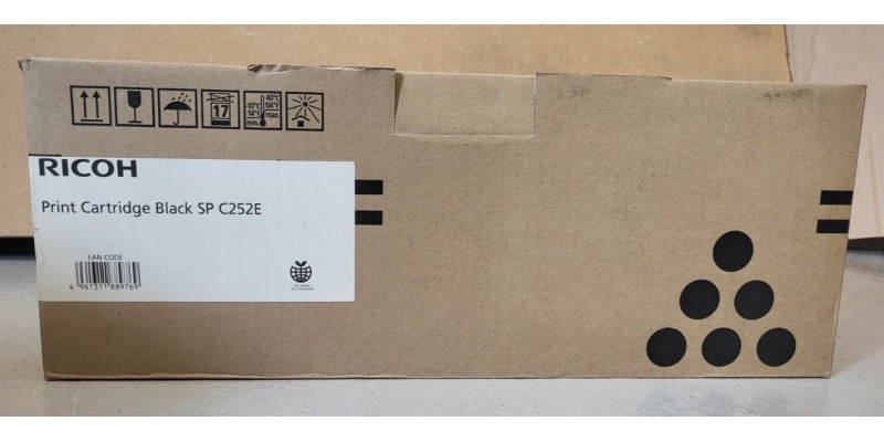 Toner Ricoh SP C252E Schwarz 407531 Neu OVP A-Ware Ricoh SP C252DN  