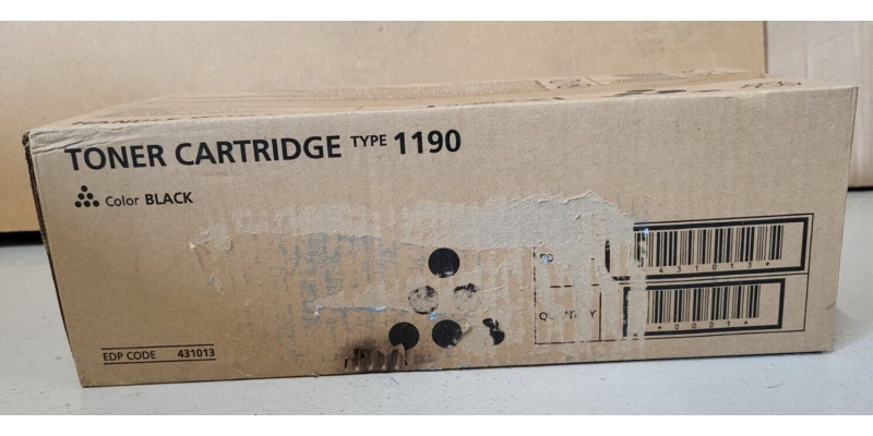 Toner Ricoh Type 1190 Schwarz 431013 Neu OVP B-Ware Original Lanier Fax 1190L Rg 