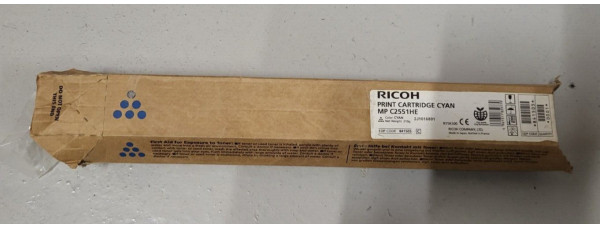 Toner Ricoh MP C2551HE Cyan 841505 Neu OVP  Original MP C2051 MP C2551  