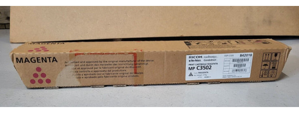 Toner Ricoh 842018 Magenta Neu OVP Original MP C3502  . 
