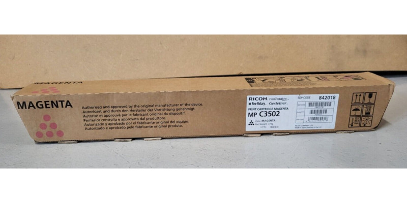 Toner Ricoh 842018 Magenta Neu OVP A-Ware Original MP C3502  . 