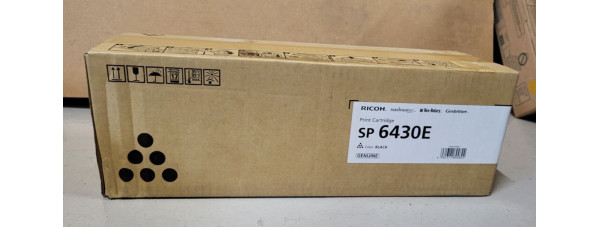 Toner Ricoh SP 6430E Schwarz 407510 Neu OVP Original . 