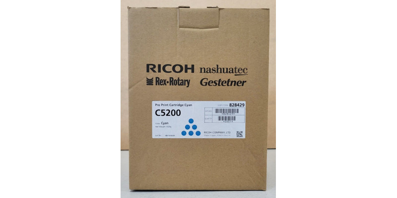 Toner Ricoh C5200 Cyan 828429 Neu OVP A-Ware Original SP 5200  . 