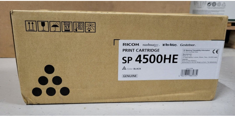 Toner Ricoh Sp 4500HE Schwarz 407318 Neu OVP Original   
