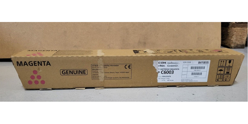 Toner Ricoh Magenta 841855 Neu OVP Original MP C6003  . 