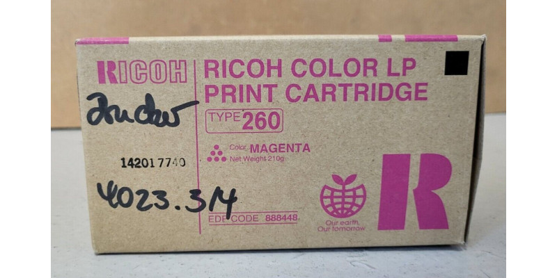 Toner Ricoh Type 260 888448 Magenta Neu OVP Ricoh Aficio CL 7200 CL 7300  