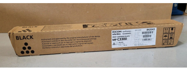 Toner Ricoh MP C3300 Schwarz 842043 Neu OVP Original Aficio MP C2800  
