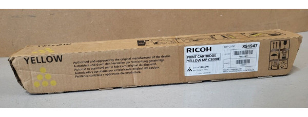 Toner Ricoh MP C3000E Gelb 884947 Neu OVP Aficio MP C3000  