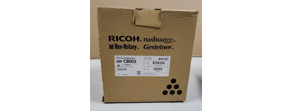 Toner Ricoh MP C8002 Schwarz 842147 Neu OVP A-Ware MP C6502  . 