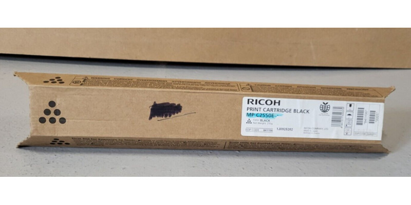 Toner Ricoh MP C2550E Schwarz 841196 Neu OVP Original   