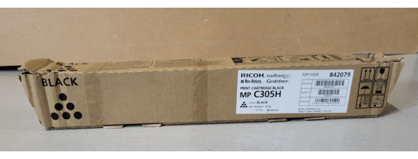 Toner Ricoh MP C305H Schwarz 842079 Neu OVP Original Aficio MP C305SP  