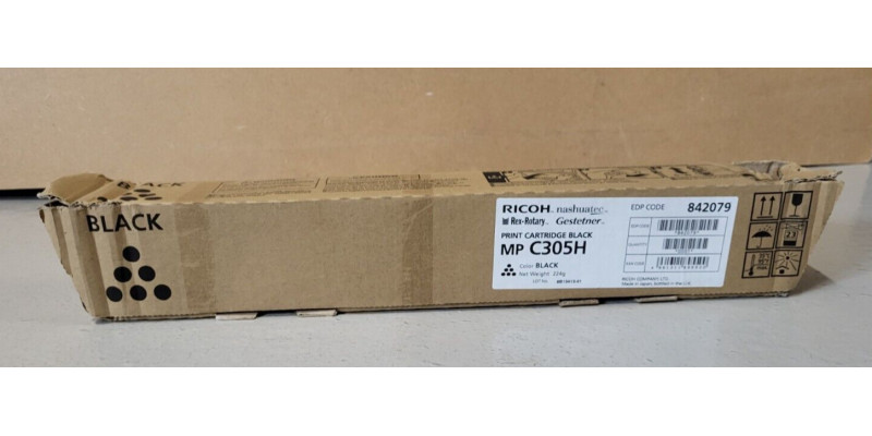 Toner Ricoh MP C305H Schwarz 842079 Neu OVP Original Aficio MP C305SP  