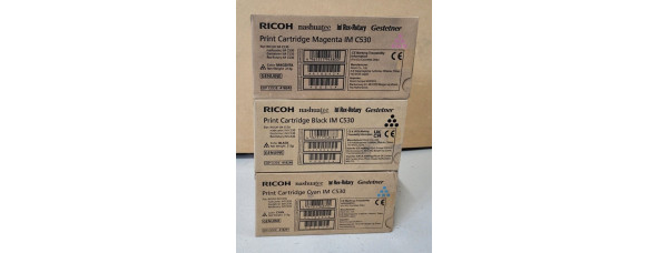 3 Toner Ricoh 418240 418241 418242 Neu OVP A-Ware Original IM C530  