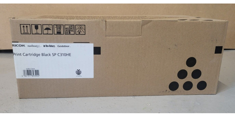 Toner Ricoh SP C310HE Schwarz 407634 Neu OVP Original SP C231, C232 . 