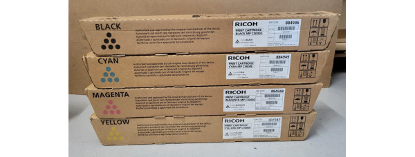 4 Toner Ricoh MP C3000E 884946 884949 884948 884947 Neu OVP A-Ware Original  