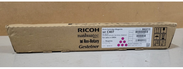 Toner Ricoh MP C407 Magenta 842213 Neu OVP A-Ware Original   