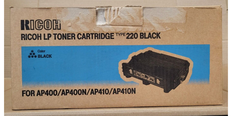 Toner Ricoh 403057 Schwarz Type 220 Neu OVP Original AP400 AP410  