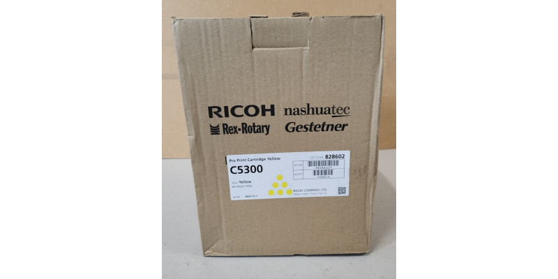 Toner Ricoh MP C5300 Gelb 828602 Neu OVP A-Ware Original   