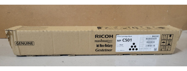 Toner Ricoh MP C501 Schwarz 842247 Neu OVP A-Ware Original MP C501SP . 