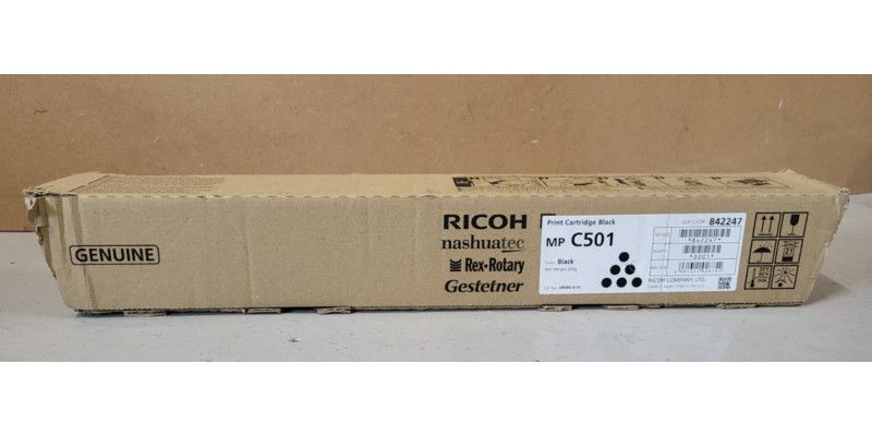 Toner Ricoh MP C501 Schwarz 842247 Neu OVP A-Ware Original MP C501SP . 