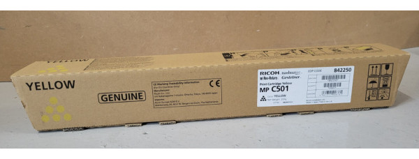 Toner Ricoh MP C501 Gelb 842250 Neu OVP A-Ware Original MP C501SP . 