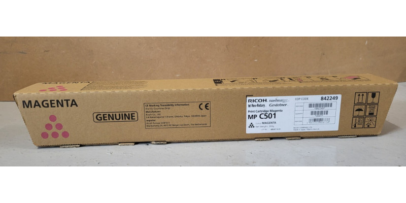 Toner Ricoh MP C501 Magenta 842249 Neu OVP A-Ware Original MP C501SP . 