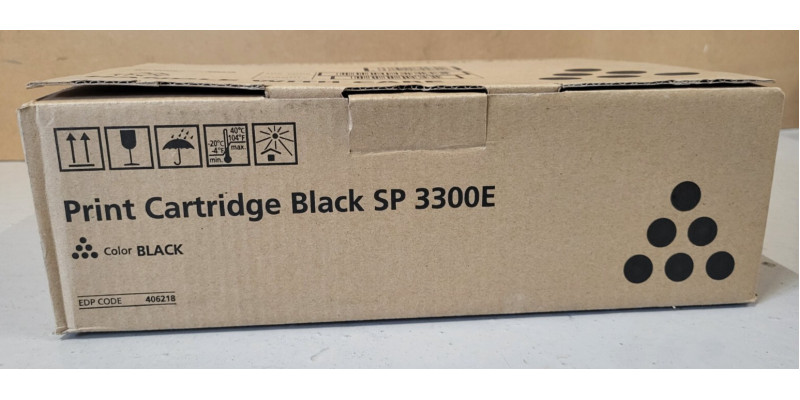 Toner Ricoh SP 3300E Schwarz 406218 Neu OVP A-Ware Original Aficio SP 3300 . 