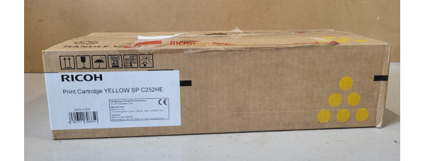 Toner Ricoh SP C252HE Gelb 407719 Neu OVP Original SP C250 SP C252   