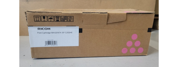 Toner Ricoh SP C252HE Magenta 407718 Neu OVP Original SP C250 SP C252 . 