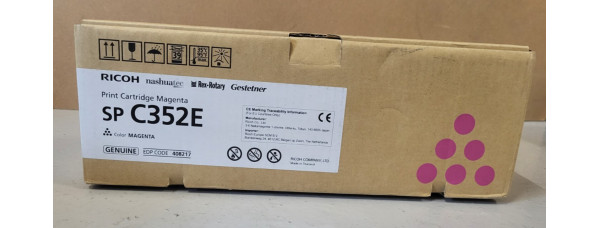 Toner Ricoh SP C352E Magenta 408217 Neu OVP Original SP C352DN  . 