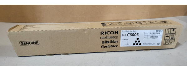 Toner Ricoh Schwarz 841853 Neu OVP Original MP C6003  . 