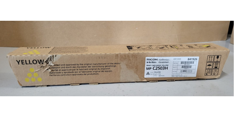 Toner Ricoh MP C2503H Gelb 841926 Neu OVP Original Aficio MP C2003 MP C2503  